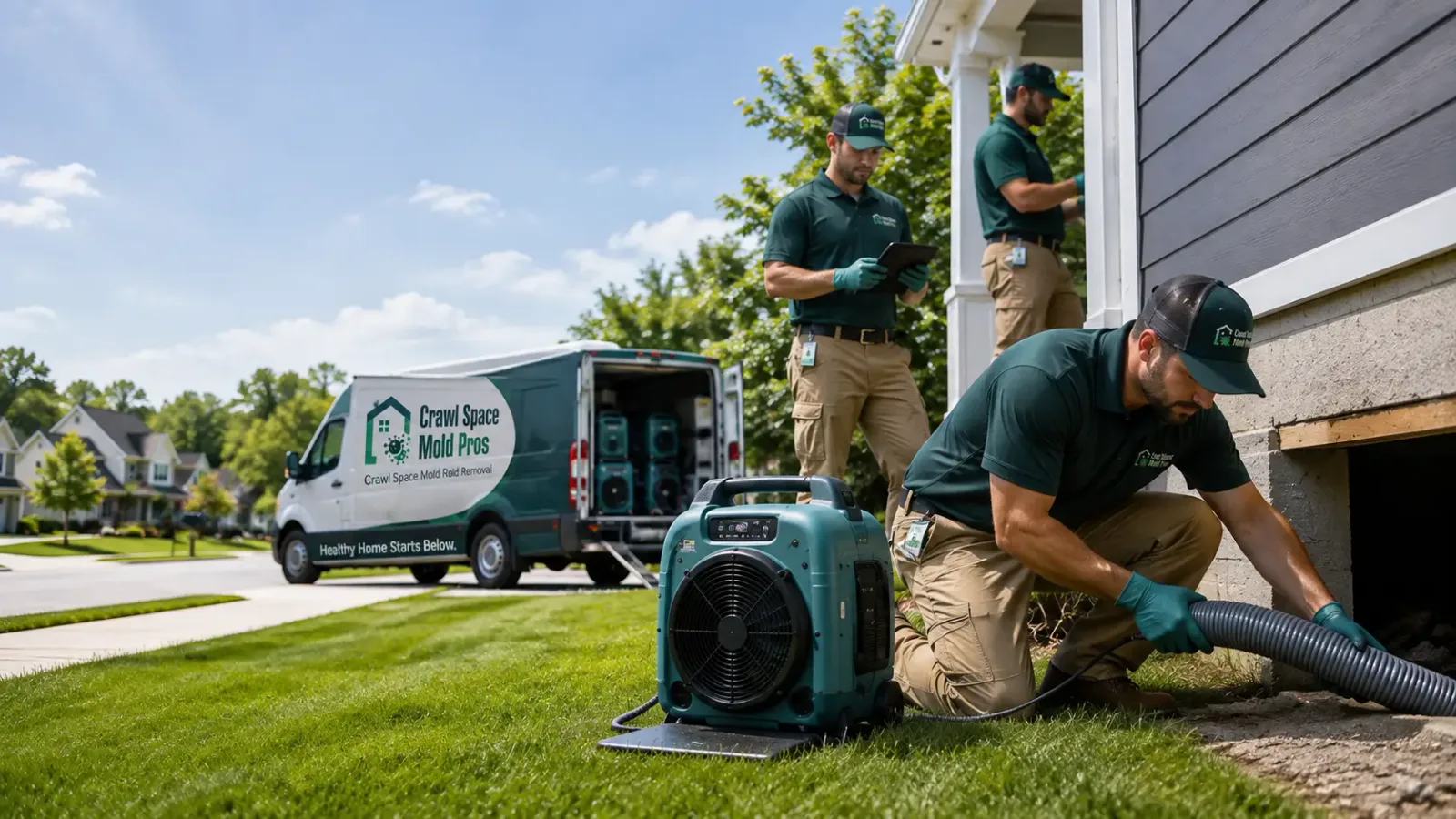 Crawl Space Mold Removal in Mattoon, IL
